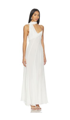 ROBE DE SOIRÉE EN SOIE À PANNEAUX AVEC FOULARD en . Taille S. Also en L - Courtney Zheng - Modalova