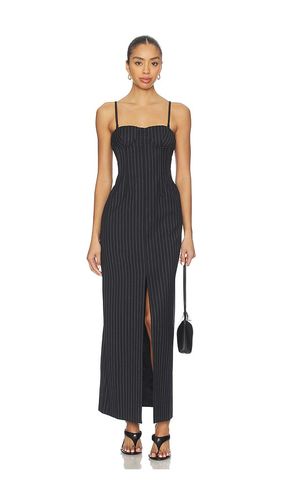 ROBE BUSTIER EN LAINE À RAYURES CRAIE en . Taille M. Also en S - Courtney Zheng - Modalova
