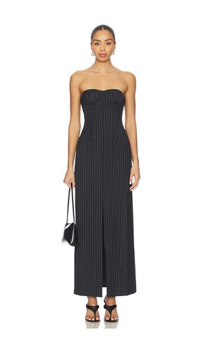 ROBE BUSTIER EN LAINE À RAYURES CRAIE en . Taille S. Also en - Courtney Zheng - Modalova