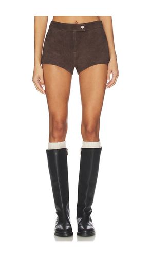 MINI-SHORT EN DAIM en . Taille 10/M. Also en 6/XS, 8/S - Courtney Zheng - Modalova