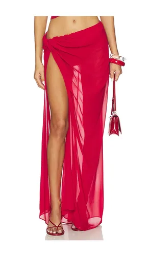 JUPE NOUÉE EN GEORGETTE DE SOIE en . Taille M. Also en - Courtney Zheng - Modalova