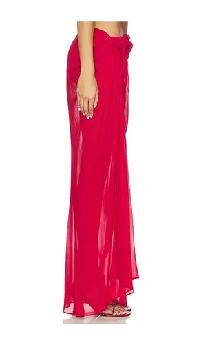 JUPE NOUÉE EN GEORGETTE DE SOIE en . Taille M. Also en - Courtney Zheng - Modalova