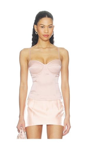 TOP EN SATIN AVEC SOUTIEN-GORGE en . Taille S. Also en M, L - Courtney Zheng - Modalova