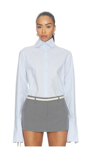 CHEMISE POPELINE À COL HAUT en . Taille M. Also en S - Courtney Zheng - Modalova