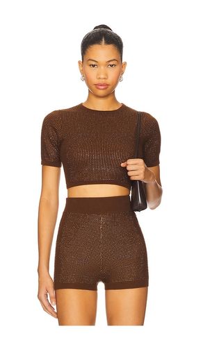 Rhinestone Embroidered Crop Top in . Size M. Also in - David Koma - Modalova