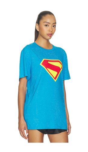 Supergirl Logo Printed Rhinestone T-shirt en . Taille S. Also en - David Koma - Modalova