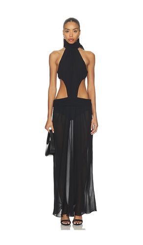 ROBE LOW BACK CHIFFON en . Taille S. Also en XL, XXL - GUIZIO - Modalova