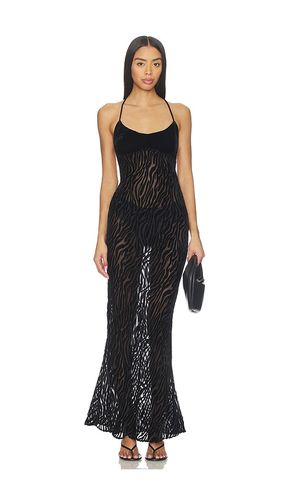 ROBE BURNOUT VELVET MAXI en . Taille M. Also en - GUIZIO - Modalova