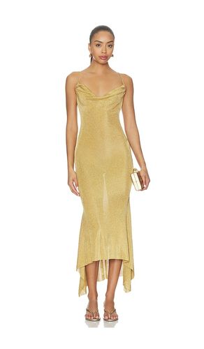 ROBE COWL NECK TIE BACK en . Taille XS. Also en S, M - GUIZIO - Modalova