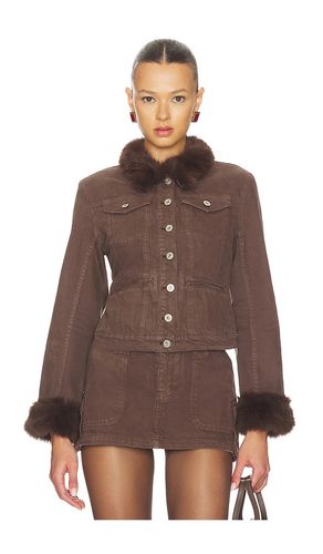 BLOUSON ARES FAUX FUR en . Taille XS. Also en XXS - GUIZIO - Modalova