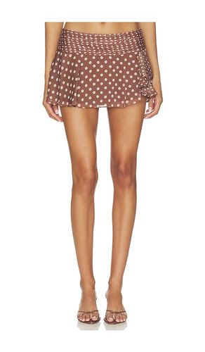 JUPE CHIFFON SLIT MINI en . Taille M. Also en S, XXS - GUIZIO - Modalova