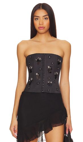 Embellished Satin Corset in . Size S, XL, XS, XXS - GUIZIO - Modalova