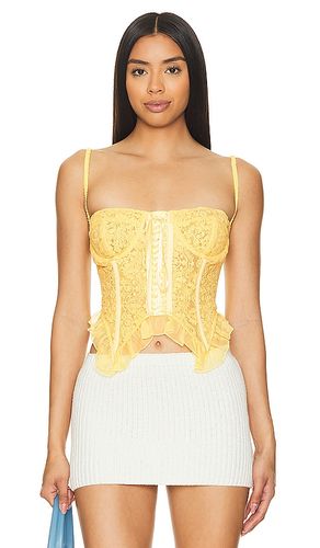 Lace Flutter Corset in . Size M - GUIZIO - Modalova