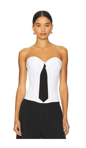 Chrys Pinstripe Corset en . Taille L. Also en M, S, XS - GUIZIO - Modalova
