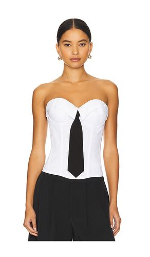 Chrys Pinstripe Corset in . Size M, S, XL, XS - GUIZIO - Modalova