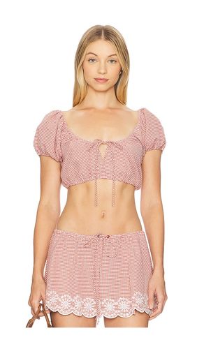 Ravello Gingham Top en . Taille L. Also en M, S, XS, XXS - GUIZIO - Modalova