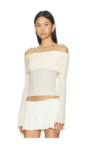 Off Shoulder Knit Top en . Taille L. Also en M, S, XS - GUIZIO - Modalova