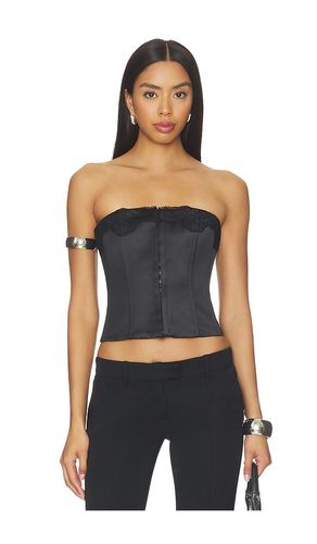 Jean Lace Trim Satin Corset en . Taille L. Also en M, S, XL, XS, XXS - GUIZIO - Modalova