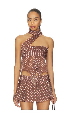 Chiffon Wrap Top en . Taille XS. Also en S, M, L - GUIZIO - Modalova