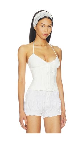 Marini Eyelet Corset Top en . Taille L. Also en - GUIZIO - Modalova