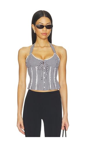 Marini Gingham Corset Top en & . Taille M. Also en S, XS, XXS - GUIZIO - Modalova
