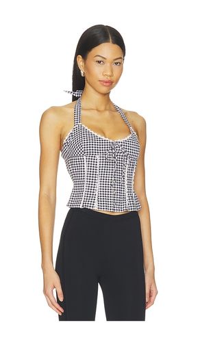 Marini Gingham Corset Top en & . Taille M. Also en S, XS, XXS - GUIZIO - Modalova