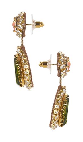 BOUCLES D'OREILLES PENDANTES REKHI en - Deepa Gurnani - Modalova