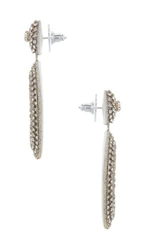 BOUCLES D'OREILLES PENDANTES ODEYA en - Deepa Gurnani - Modalova