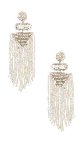 BOUCLES D'OREILLES PENDANTES JODY en - Deepa Gurnani - Modalova