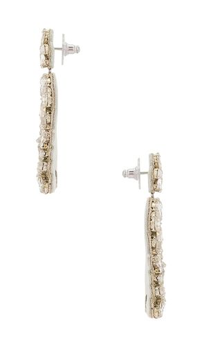 BOUCLES D'OREILLES PENDANTES ANUSHKA en - Deepa Gurnani - Modalova