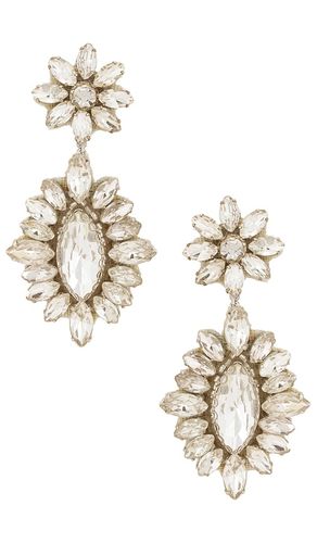 BOUCLES D'OREILLES PENDANTES ALIANAH en - Deepa Gurnani - Modalova