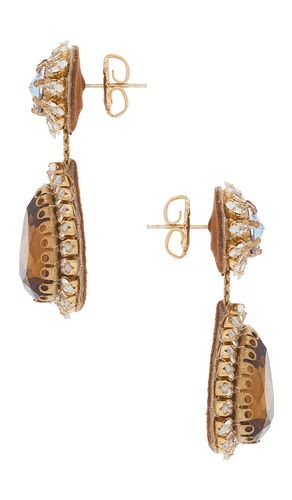BOUCLES D'OREILLES PENDANTES REKHI en - Deepa Gurnani - Modalova