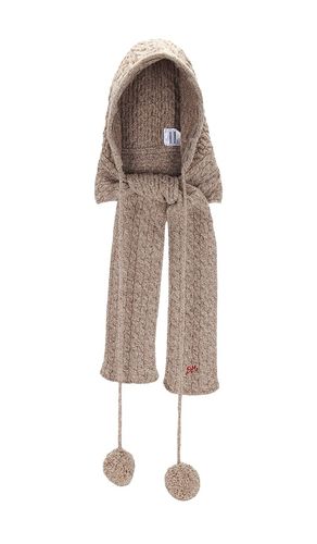 ÉCHARPE HOODED POM POM en - Damson Madder - Modalova