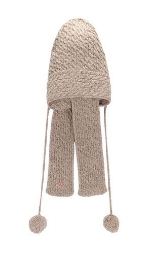 ÉCHARPE HOODED POM POM en - Damson Madder - Modalova