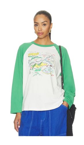 Map Of Nowhere Oversized Raglan Long Sleeve Top en Briar Combo en . Taille L. Also en XL - DAYDREAMER - Modalova