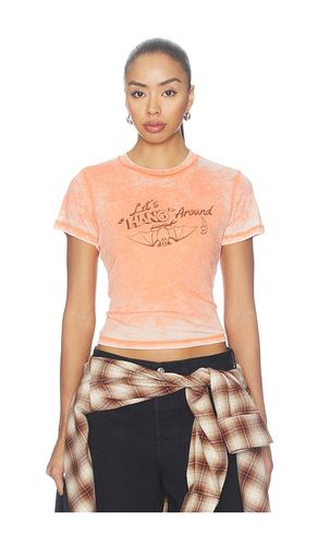 T-SHIRT LET?S HANG AROUND BURNOUT VINTAGE en . Taille L. Also en M, S, XS - DAYDREAMER - Modalova