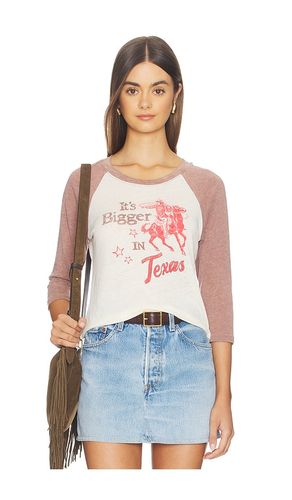 T-SHIRT RAGLAN IT'S BIGGER IN TEXAS BURNOUT en ,. Taille XS. Also en S, M - DAYDREAMER - Modalova