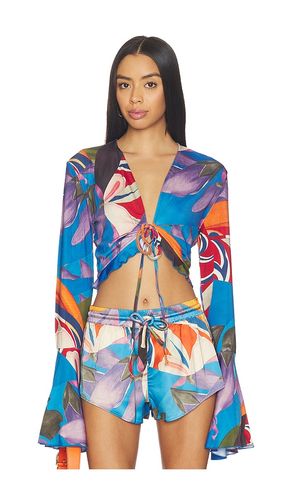 Palenque Flores Jersey Blouse en ,. Taille M. Also en - Donde Esteban - Modalova