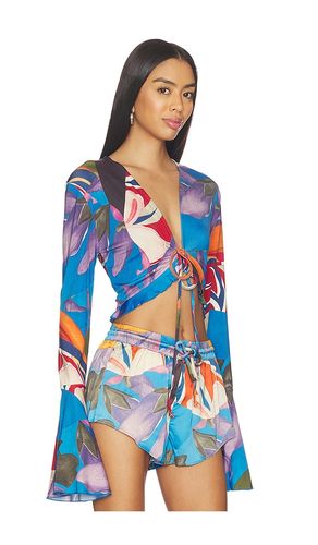 Palenque Flores Jersey Blouse en ,. Taille M. Also en S - Donde Esteban - Modalova