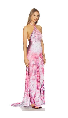 ROBE SHELL HALTER NECK LONG en . Taille S. Also en XS - Di Petsa - Modalova
