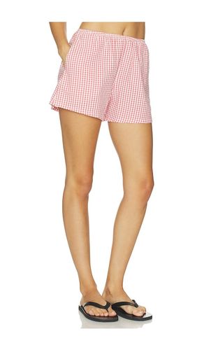 X REVOLVE The Cotton Gingham Tap Short en . Taille L. Also en M, S, XL, XS - DONNI. - Modalova