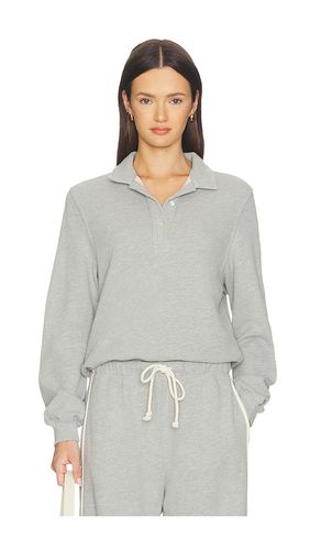 SWEAT-SHIRT POLO EN MOLLETON ÉCOLOGIQUE en . Taille S. Also en M - DONNI. - Modalova