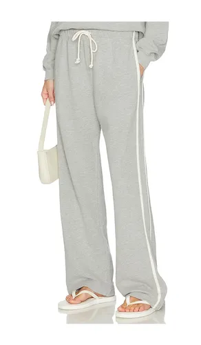 PANTALON CROPPED RAYÉ EN ÉCO-ÉPONGE en . Taille M. Also en XL - DONNI. - Modalova