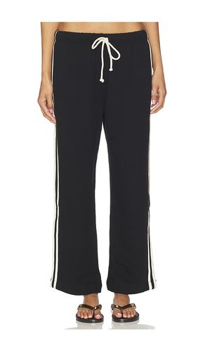 The Eco-Terry Stripe Crop Pant in . Size L. Also in M, S - DONNI. - Modalova