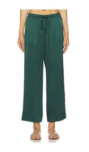 The Silk Stripe Crop Pant en . Taille M. Also en S, XS - DONNI. - Modalova