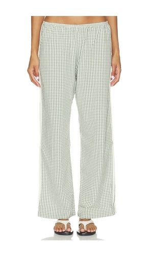 PANTALON CROPPED THE COTTON GINGHAM STRIPE CROP PANT en . Taille S. Also en - DONNI. - Modalova