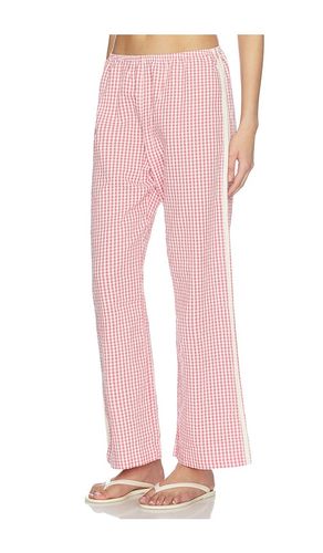 The Cotton Gingham Stripe Crop Pant in . Size L. Also in M, S, XS - DONNI. - Modalova