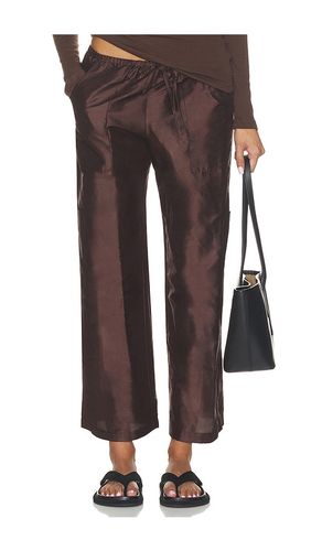 PANTALON CARGO EN TAFFETAS AVEC CORDON en . Taille L. Also en M, S, XS - DONNI. - Modalova