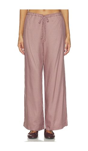 The Tencel Plaid Tie Pant en . Taille XXS. Also en XS, S, M - DONNI. - Modalova