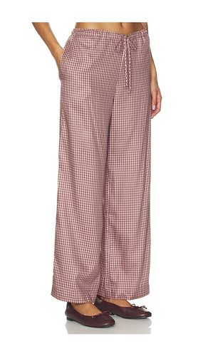 The Tencel Plaid Tie Pant en . Taille XXS. Also en XS, S, M - DONNI. - Modalova
